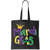 Mardi Gras Crown Logo Tote Bag