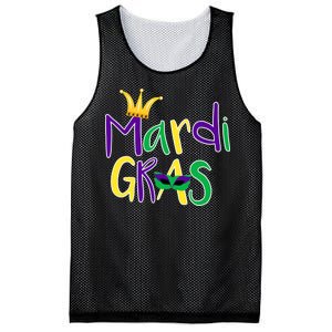 Mardi Gras Crown Logo Mesh Reversible Basketball Jersey Tank