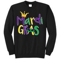 Mardi Gras Crown Logo Tall Sweatshirt