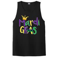 Mardi Gras Crown Logo PosiCharge Competitor Tank