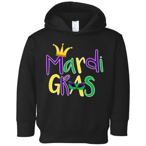 Mardi Gras Crown Logo Toddler Hoodie