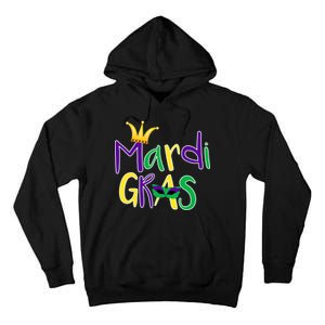 Mardi Gras Crown Logo Tall Hoodie