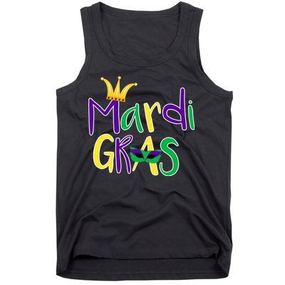 Mardi Gras Crown Logo Tank Top