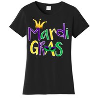 Mardi Gras Crown Logo Women's T-Shirt