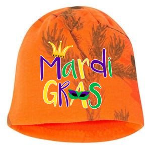 Mardi Gras Crown Logo Kati - Camo Knit Beanie