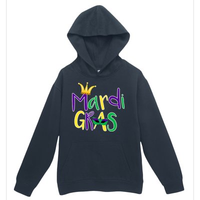 Mardi Gras Crown Logo Urban Pullover Hoodie