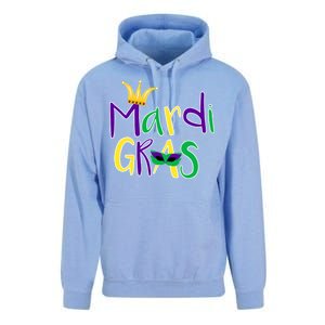 Mardi Gras Crown Logo Unisex Surf Hoodie