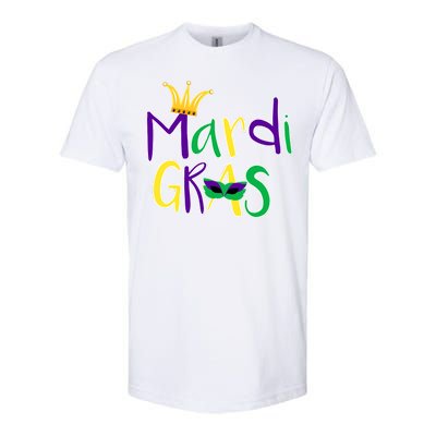 Mardi Gras Crown Logo Softstyle® CVC T-Shirt