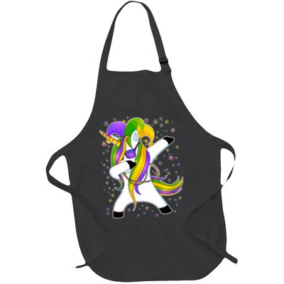 Mardi Gras Dabbing Unicorn Apron