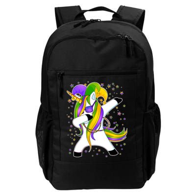 Mardi Gras Dabbing Unicorn Backpack