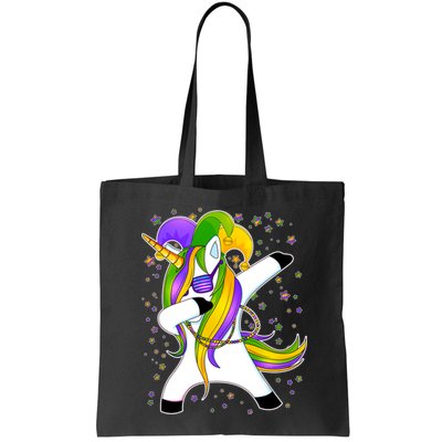 Mardi Gras Dabbing Unicorn Bag