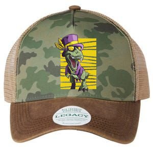 Mardi Gras Dinosaur Legacy Tie Dye Trucker Hat