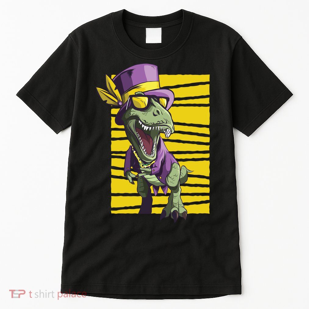 Mardi Gras Dinosaur Tall T-Shirt