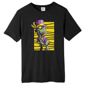 Mardi Gras Dinosaur Tall Fusion ChromaSoft Performance T-Shirt