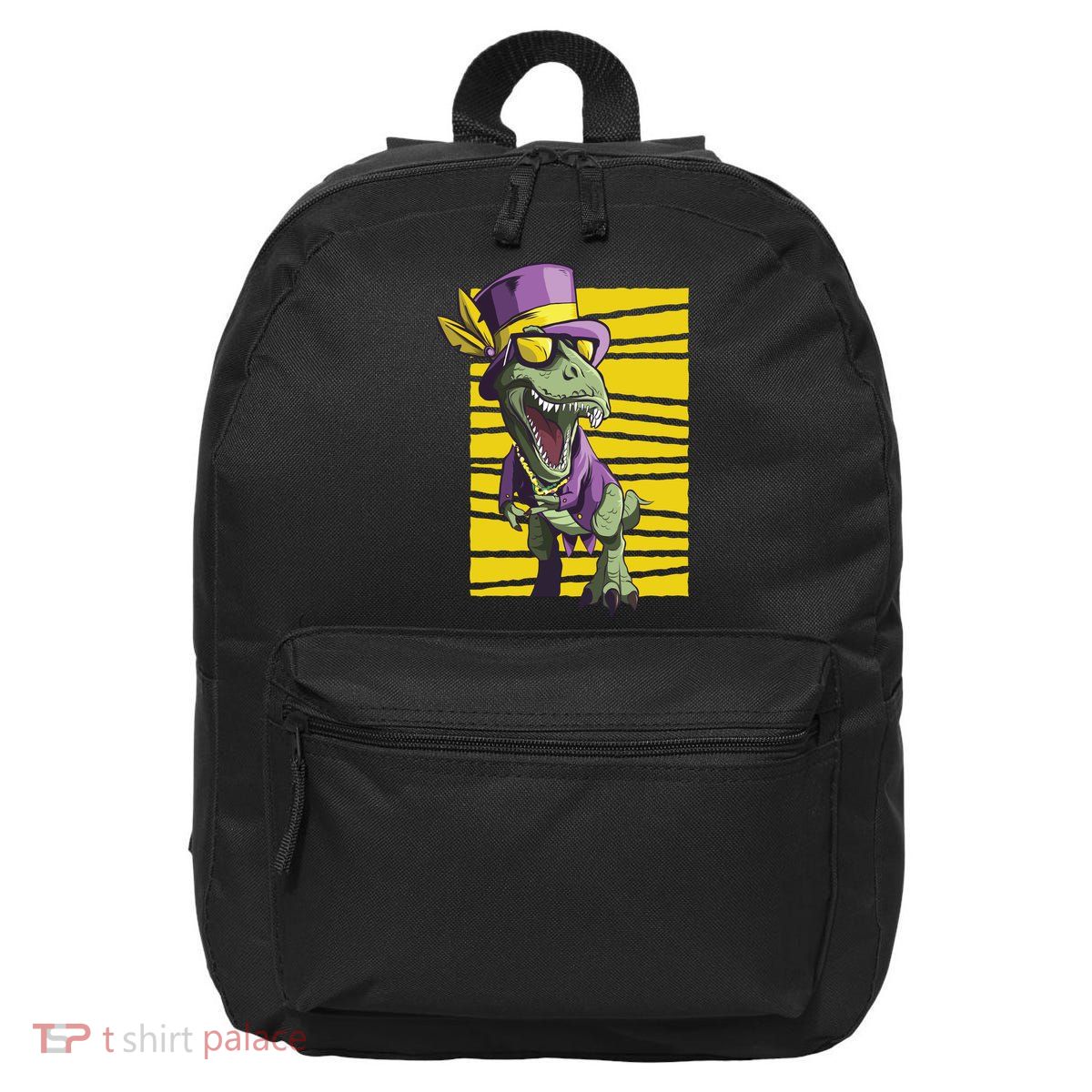 Mardi Gras Dinosaur 16 in Basic Backpack