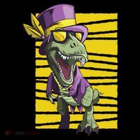 Mardi Gras Dinosaur 16 in Basic Backpack