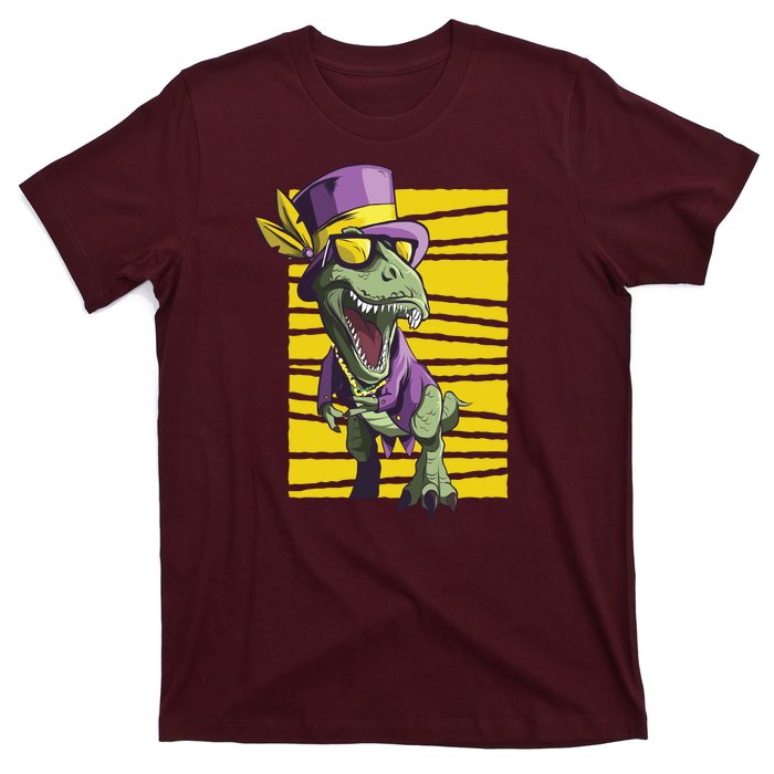 Mardi Gras Dinosaur T-Shirt