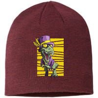 Mardi Gras Dinosaur Sustainable Beanie