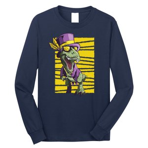 Mardi Gras Dinosaur Long Sleeve Shirt