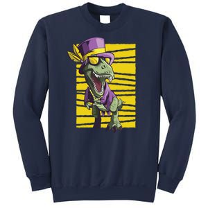 Mardi Gras Dinosaur Sweatshirt