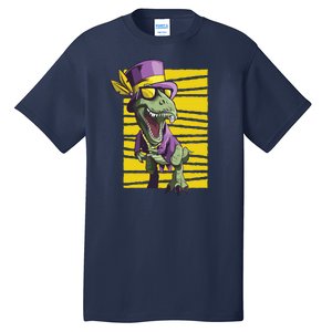 Mardi Gras Dinosaur Tall T-Shirt