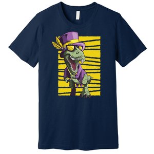 Mardi Gras Dinosaur Premium T-Shirt