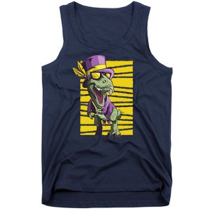 Mardi Gras Dinosaur Tank Top