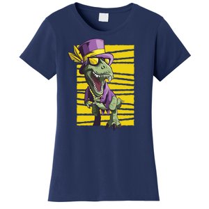 Mardi Gras Dinosaur Women's T-Shirt