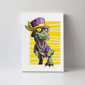 Mardi Gras Dinosaur Canvas