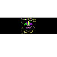 Mardi Gras Emoji Smiley Beads Mask New Orleans Bumper Sticker