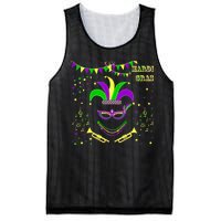 Mardi Gras Emoji Smiley Beads Mask New Orleans Mesh Reversible Basketball Jersey Tank