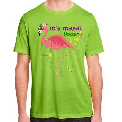 Mardi Gras Flamingo Adult ChromaSoft Performance T-Shirt