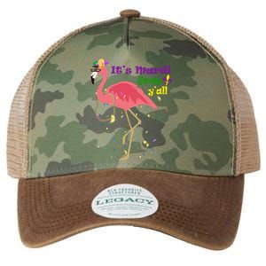 Mardi Gras Flamingo Legacy Tie Dye Trucker Hat