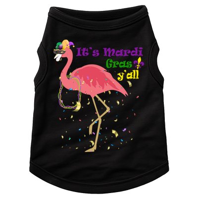 Mardi Gras Flamingo Doggie Tank