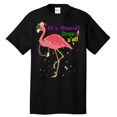 Mardi Gras Flamingo Tall T-Shirt