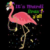 Mardi Gras Flamingo Mug