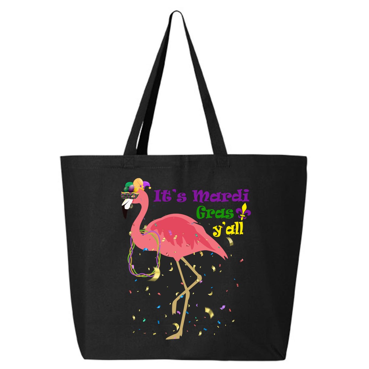 Mardi Gras Flamingo 25L Jumbo Tote