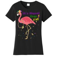 Mardi Gras Flamingo Women's T-Shirt