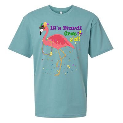 Mardi Gras Flamingo Sueded Cloud Jersey T-Shirt