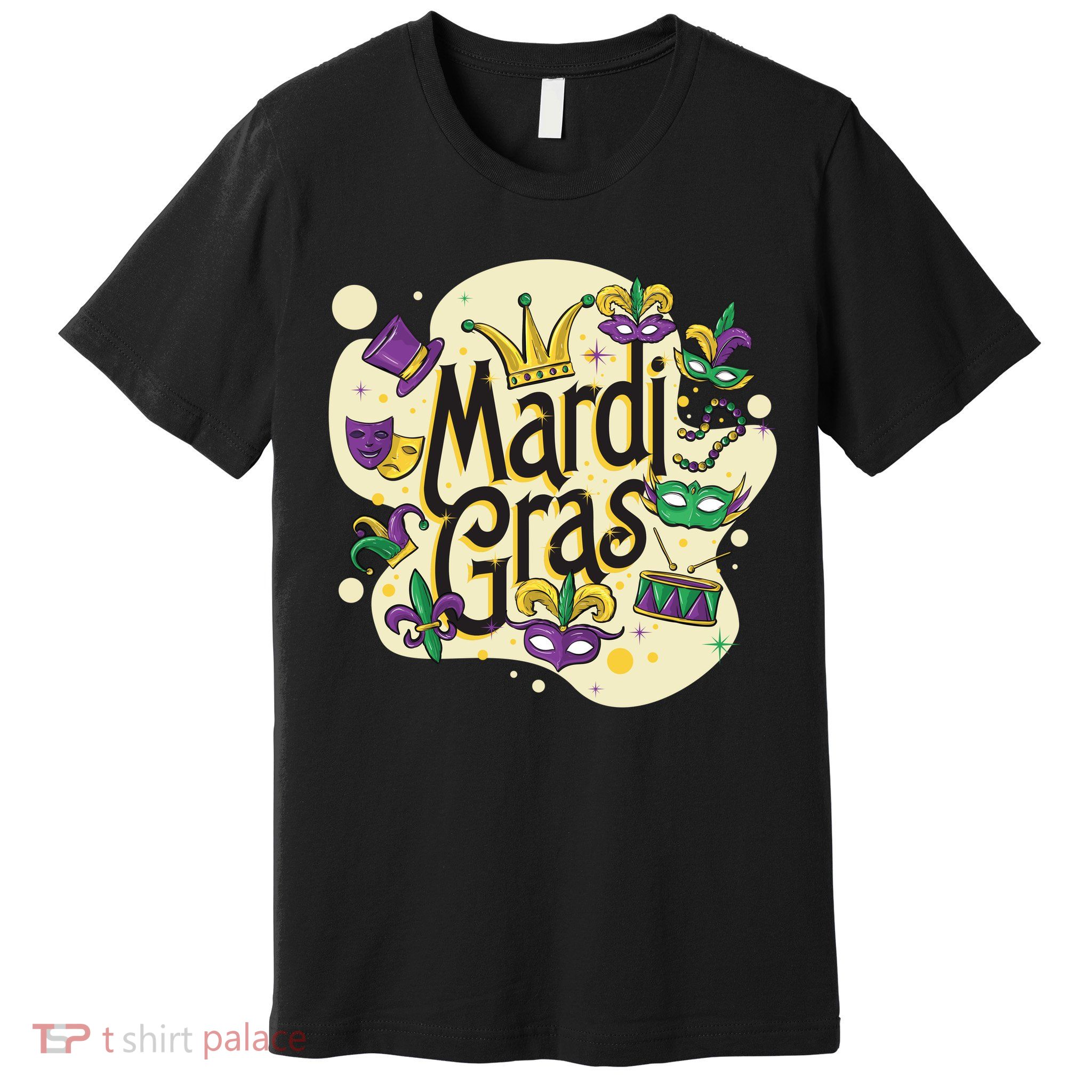 Mardi Gras Flashy Party  Premium T-Shirt