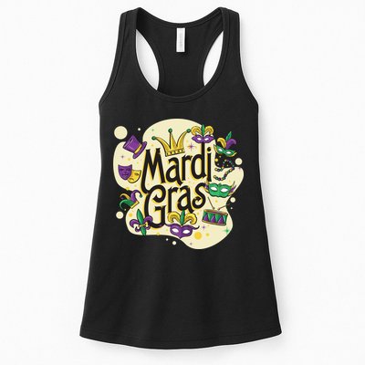 Mardi Gras Flashy Party  Womens Tank Top