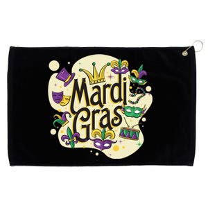 Mardi Gras Flashy Party  Grommeted Golf Towel