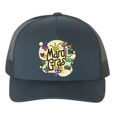 Mardi Gras Flashy Party  Yupoong Adult 5-Panel Trucker Hat