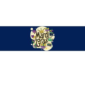 Mardi Gras Flashy Party  Bumper Sticker