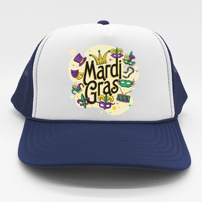 Mardi Gras Flashy Party  Trucker Hat