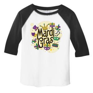 Mardi Gras Flashy Party  Toddler Fine Jersey T-Shirt