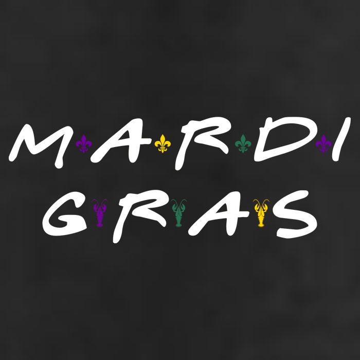Mardi Gras Friends 7 Panel Mesh Trucker Snapback Hat