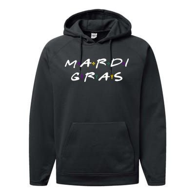 Mardi Gras Friends Performance Fleece Hoodie