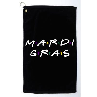 Mardi Gras Friends Golf Towel