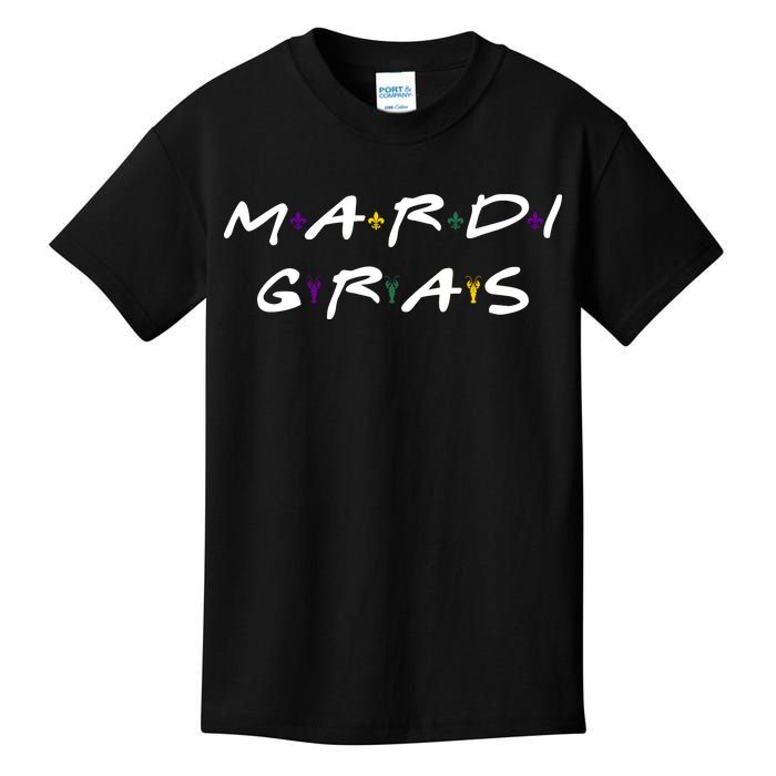 Mardi Gras Friends Kids T-Shirt